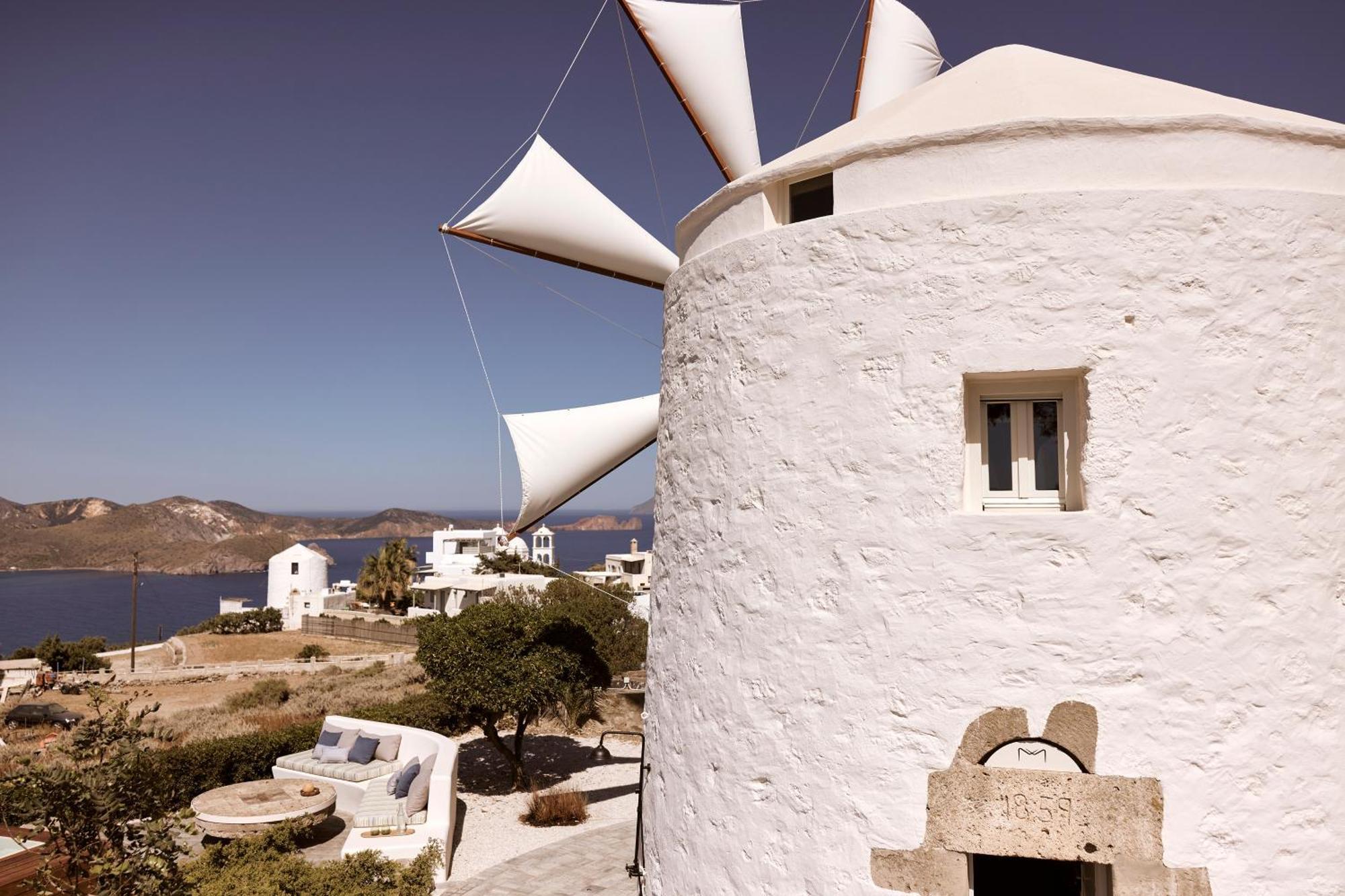 Windmill Karamitsos Since 1859 Tripití Exterior foto